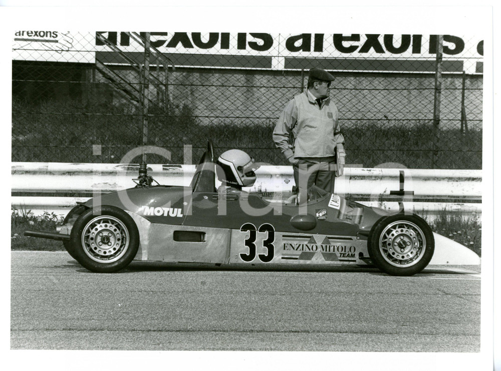 1985 ca AUTODROMO DI MONZA Cristiano MINELLONO durante la gara *Foto 24x18 cm