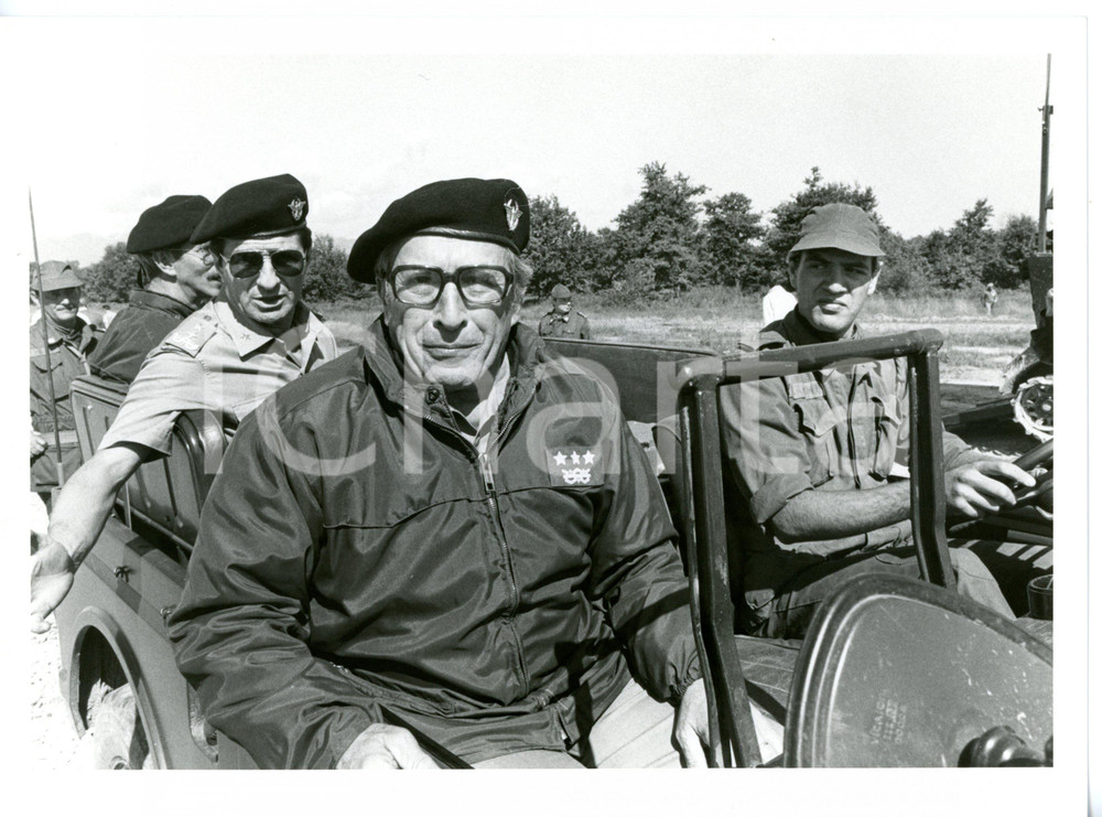 1984 ESERCITO ITALIANO - NATO Generali durante esercitazione militare *Foto 