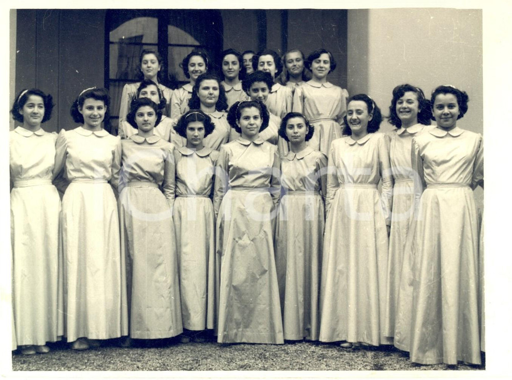 1950 ca ROMA Istituto Femminile - Alunne di un saggio di danza *Foto 18x13 cm