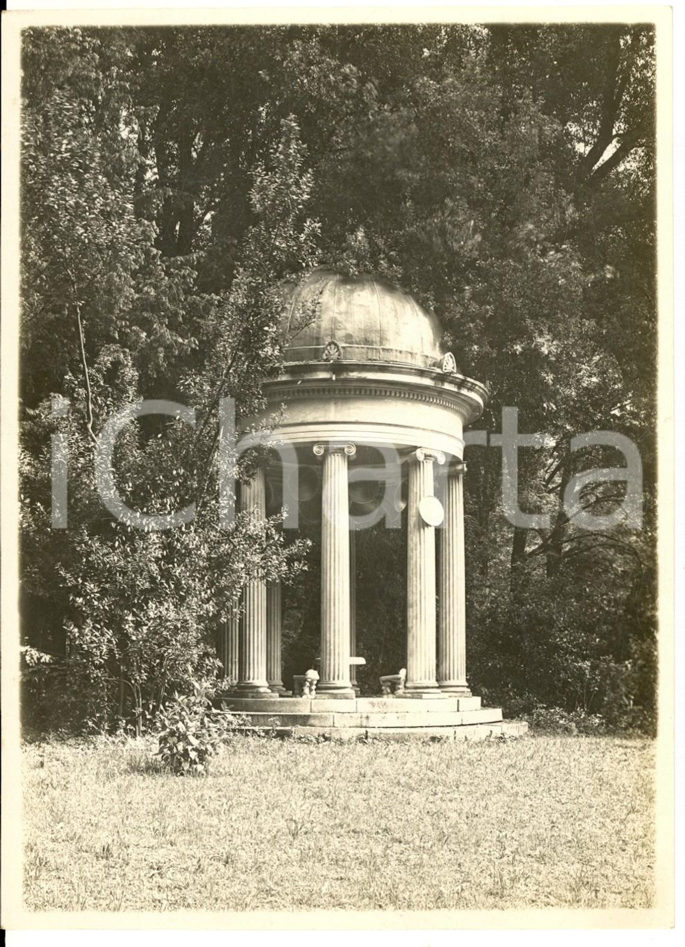 1927 COMO VILLA OLMO Esposizione Voltiana - Tempietto con altoparlanti *Foto