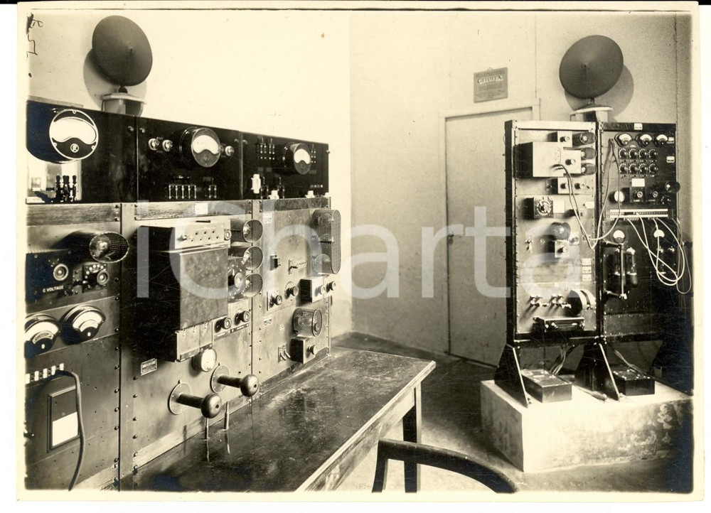 1927 COMO Esposizione Voltiana - Apparecchi di trasmissione *Foto 17x12 cm