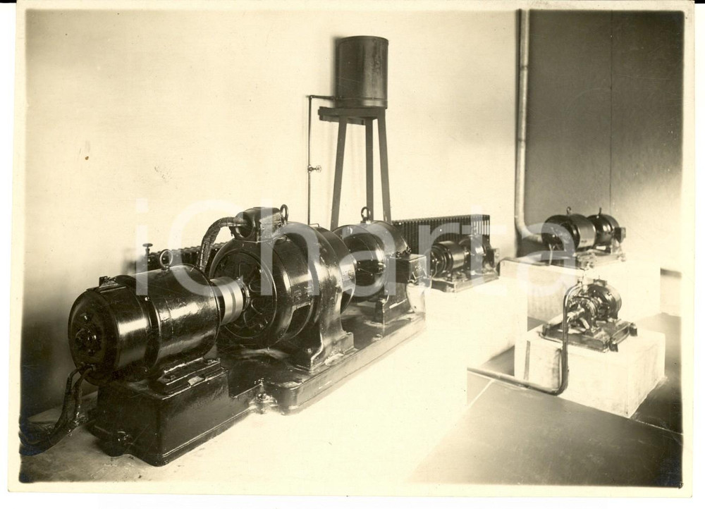 1927 COMO Esposizione Voltiana - Sala con apparecchi *Foto MANDELLI 17x12 cm