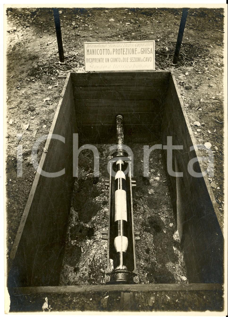 1927 COMO Esposizione Voltiana - Manicotto in ghisa per giunto *Foto 12x17 cm 