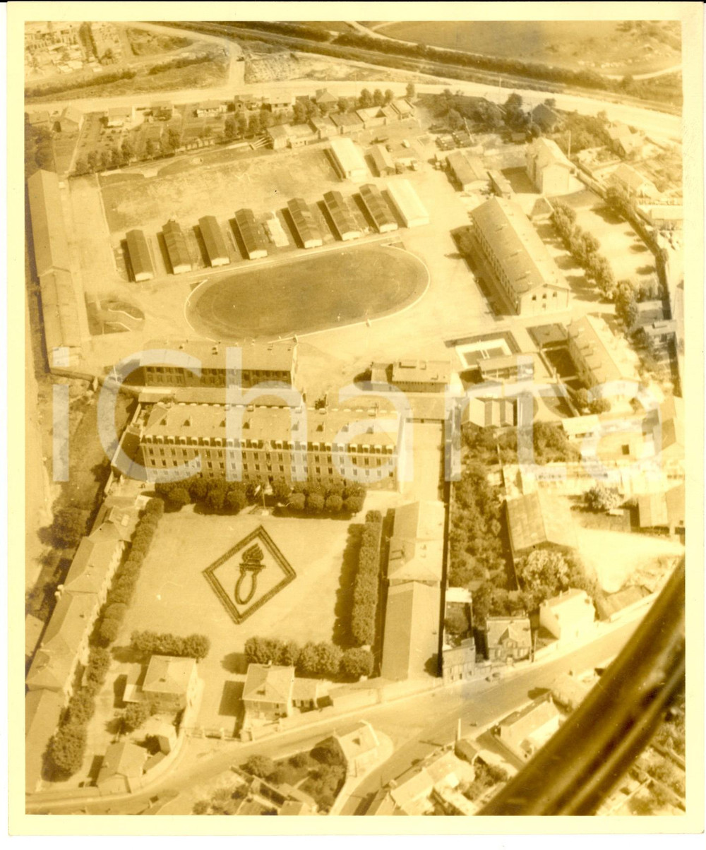 1963 CIASN SENS (FRANCE) Veduta aerea del centro - Foto VINTAGE 18x24 cm
