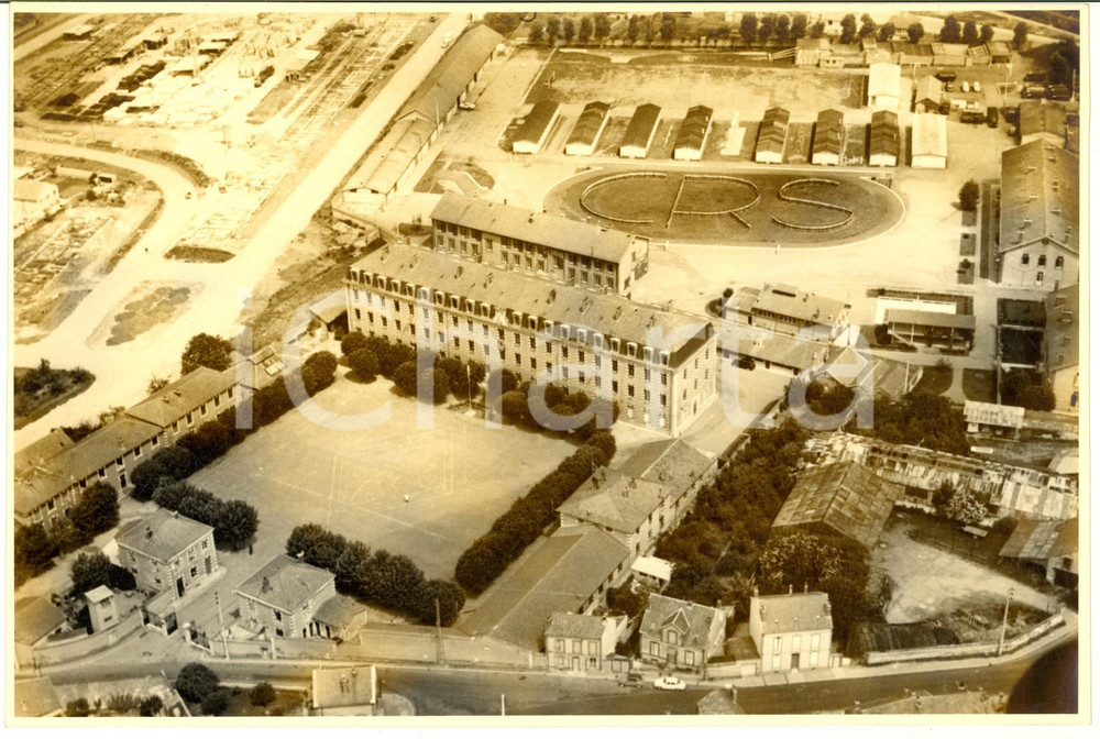 1963 CIASN SENS (FRANCE) Veduta aerea del centro - Fotografia 24x16 cm