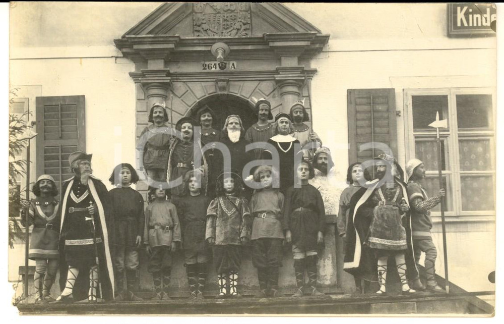 1920 ca GERMANIA (?) TEATRO - Bambini in costume medievale - Foto CURIOSA