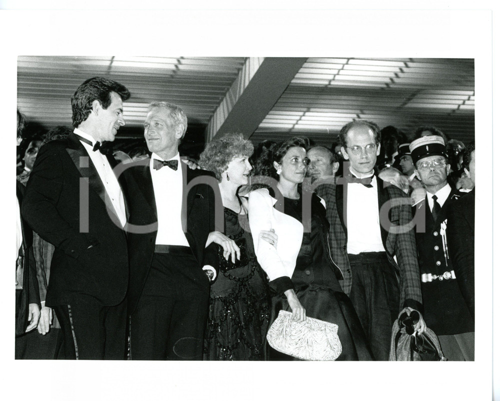 1987 CANNES Festival del Cinema - Paul NEWMAN - Joanne WOODWARD - John MALKOVICH