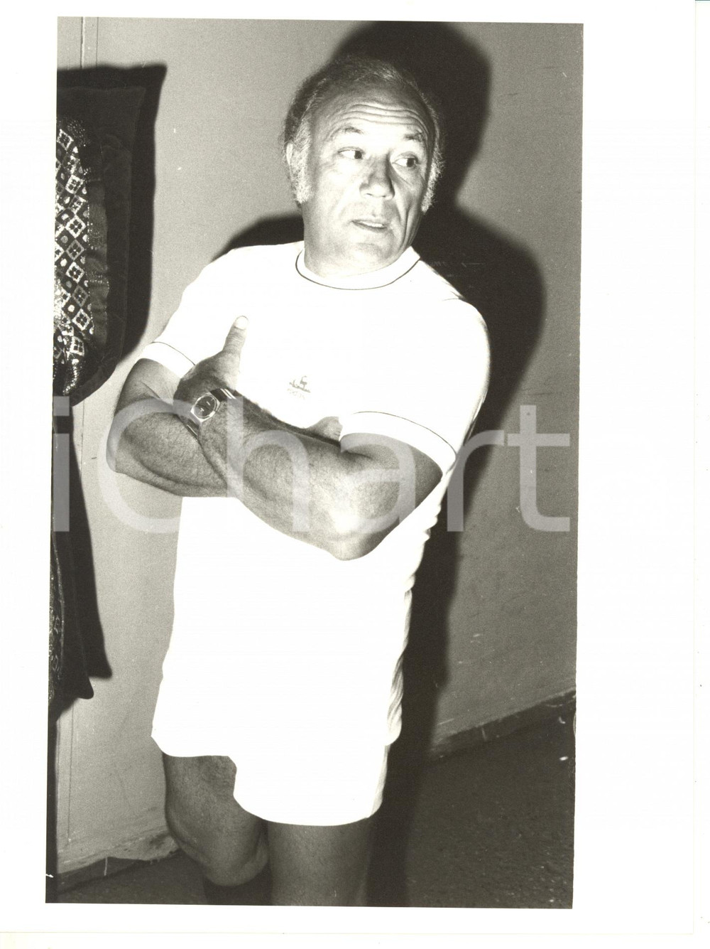 1985 ca COSTUME Claudio VILLA in calzoncini e maglietta *Foto 18x24 cm