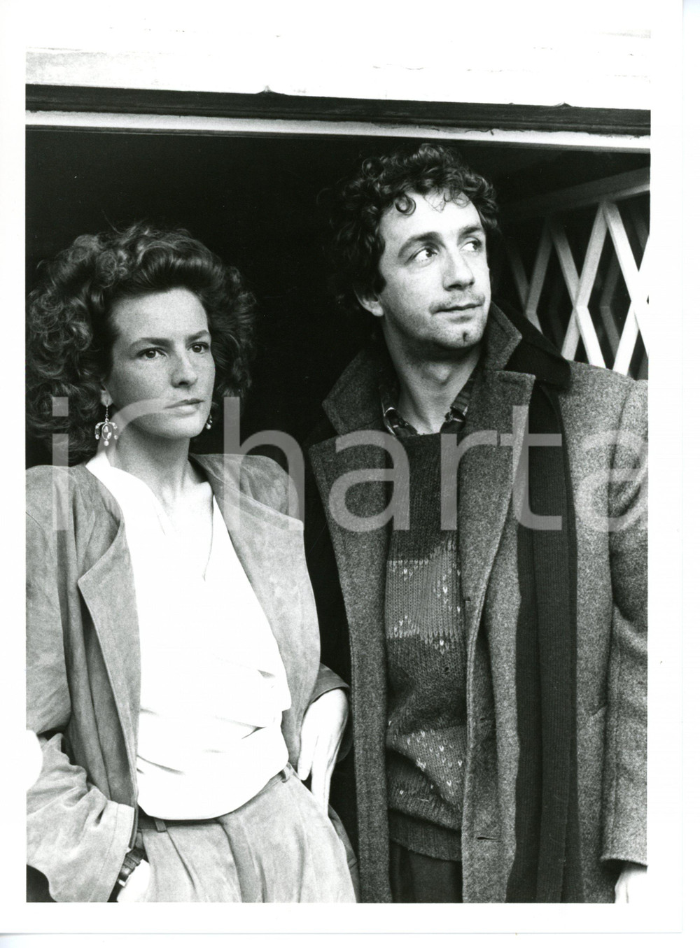 1985 MILANO Terrazza Martini - Francesco NUTI con Giuliana DE SIO *Foto 18x24 cm