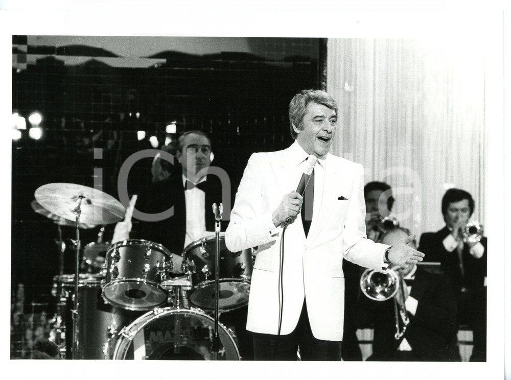 1985 ca COSTUME Ritratto del cantante Achille TOGLIANI - Foto 24x18 cm