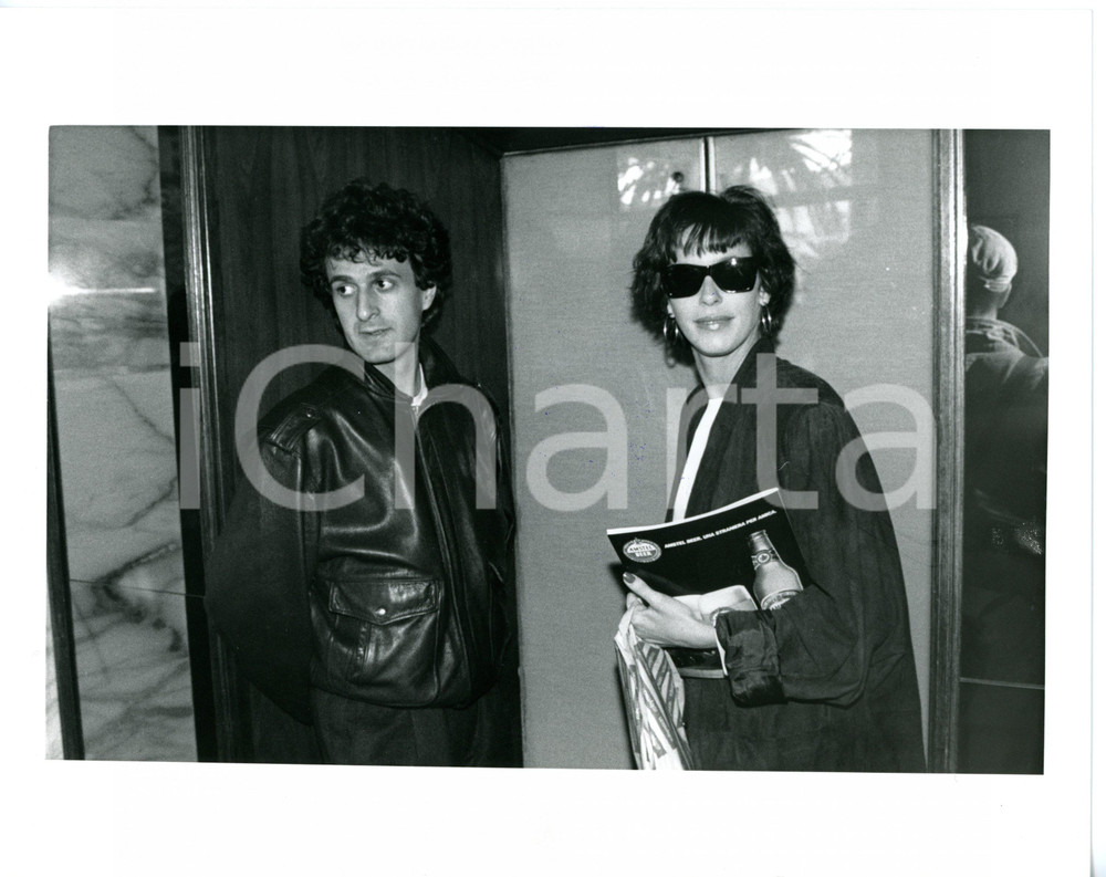 1985 ca COSTUME Ritratto di Clarissa BURT e Giovanni NUTI - Foto 25x20 cm