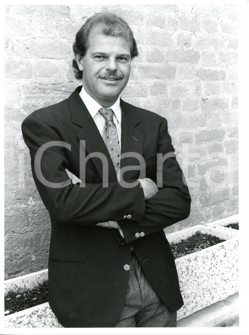 1985 ca MOSTRA DEL CINEMA DI VENEZIA Ritratto di Egon VON FURSTENBERG *Foto