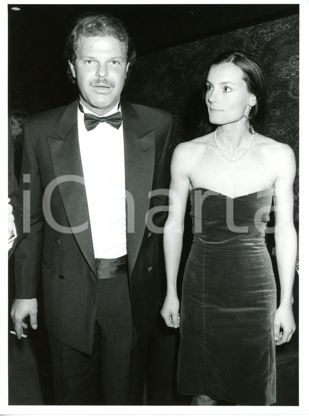 1985 ca VENEZIA Egon VON FURSTENBERG con Barbara PARODI DELFINO - Foto 18x24 cm