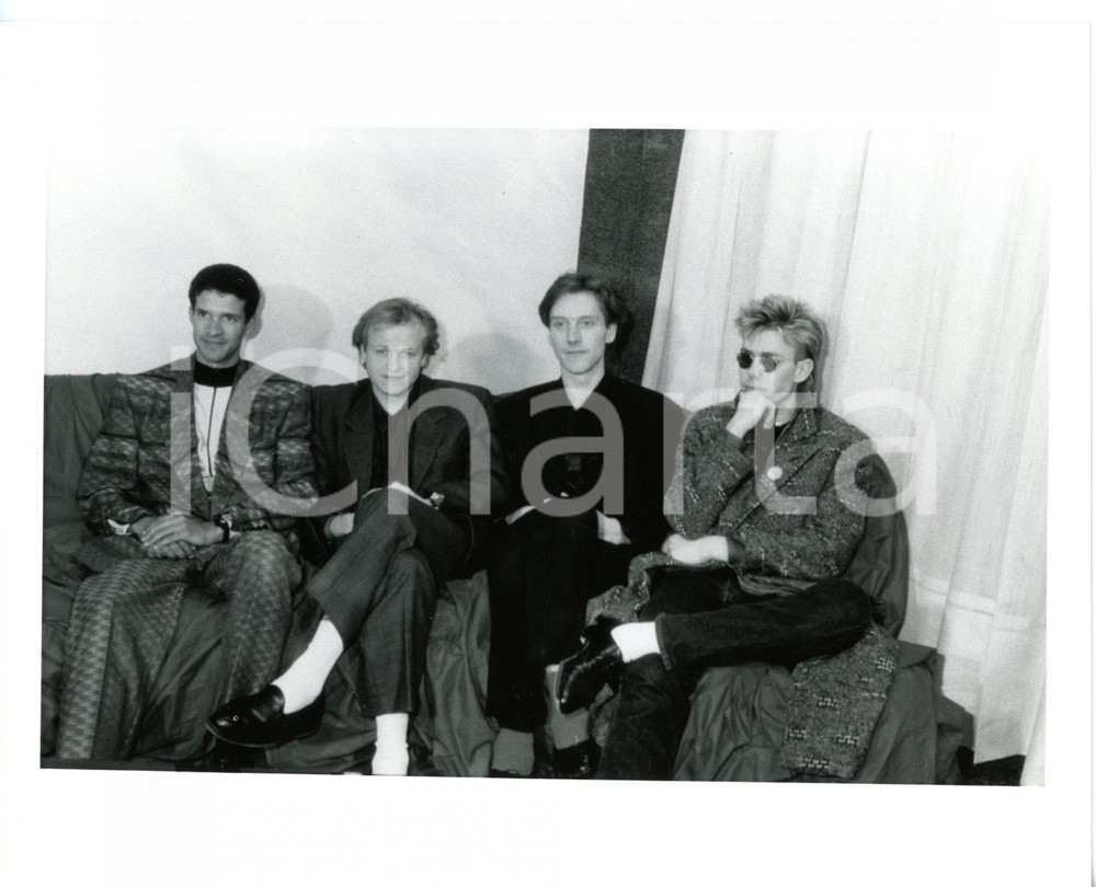 1985 ca COSTUME - LEVEL 42 Mark KING - Boon e Phil GOULD - Mike LINDUP *Foto