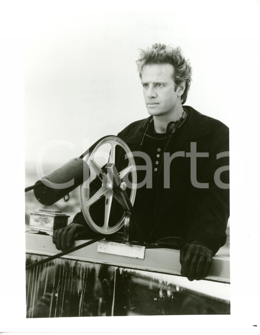 1989 CINEMA "Why me?" - Christopher LAMBERT sul set *Regia Gene QUINTANO