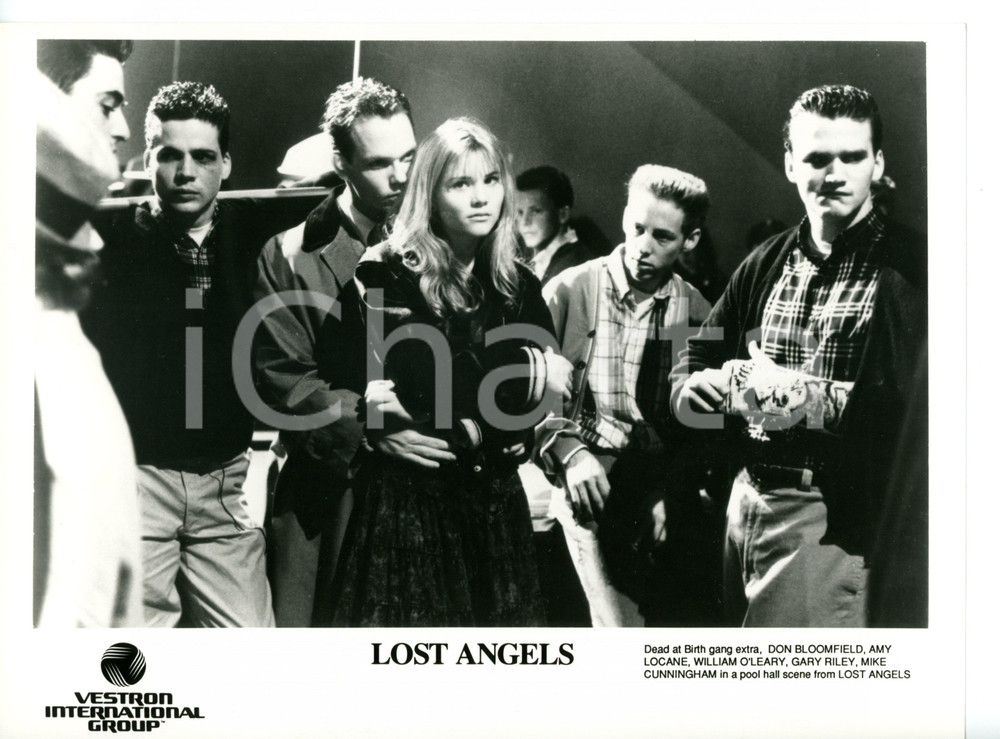 1989 CINEMA "Lost Angels" - Amy LOCANE - Don BLOOMFIELD - William O'LEARY *Foto Fotografia di agenzia. CONDIZIONI: GFORMATO: 24x18 cm  originale e autentica 1