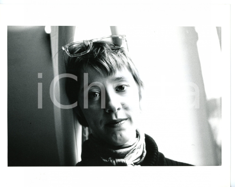 1987 MUSICA Ritratto cantautrice Suzanne VEGA *Fotografia VINTAGE 25x20 cm