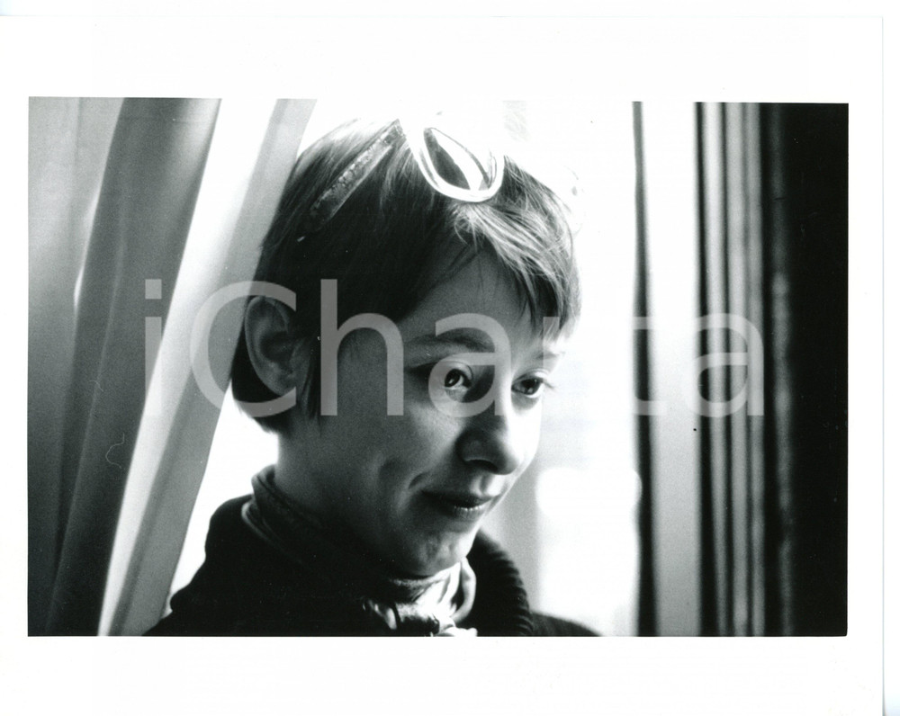 1987 MUSICA Ritratto cantautrice Suzanne VEGA - Fotografia VINTAGE 25x20 cm