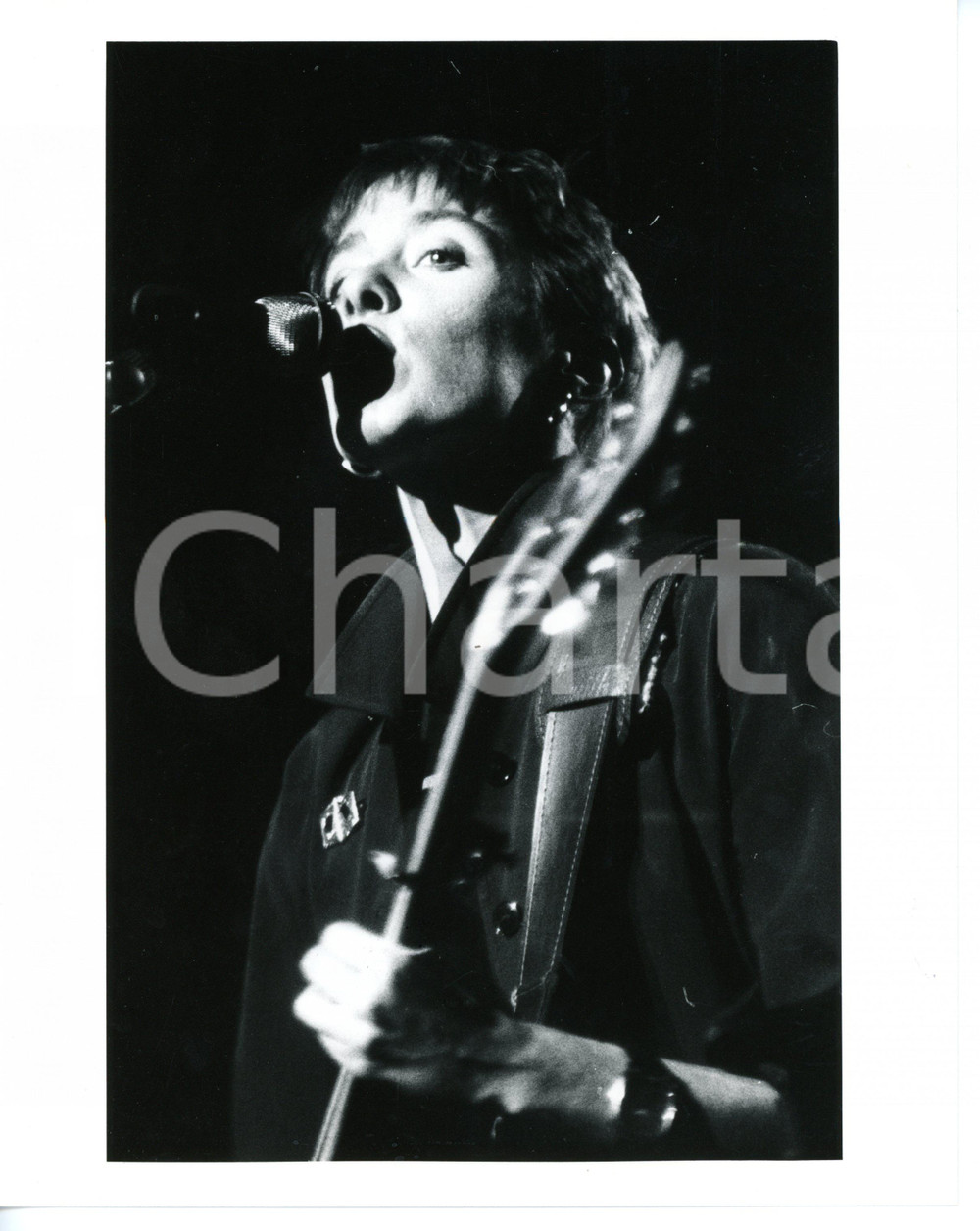 1987 MUSICA Suzanne VEGA in concerto *Fotografia VINTAGE 20x25 cm