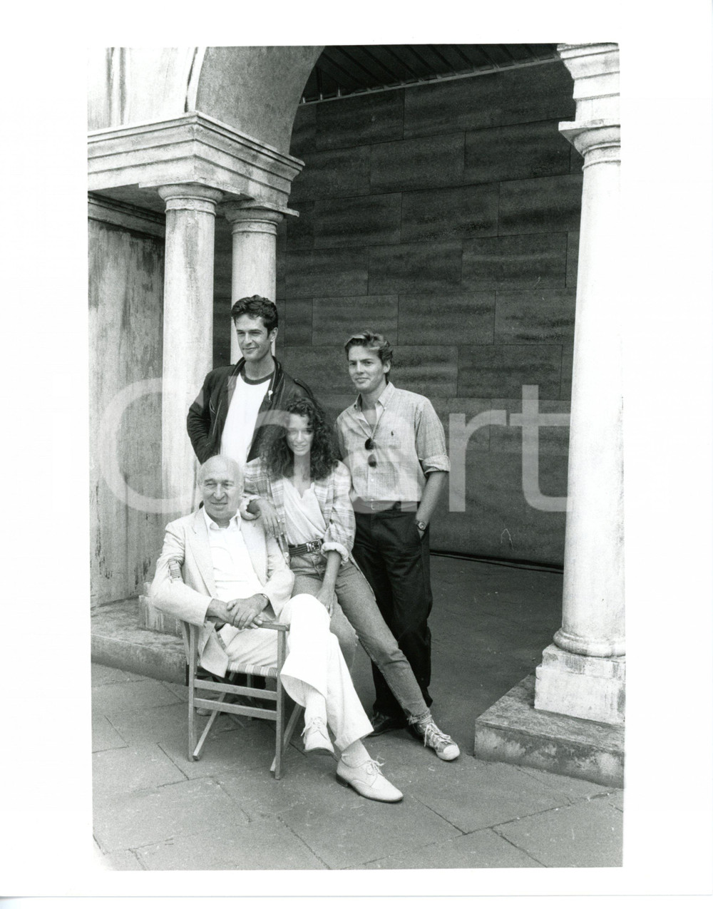 1987 MOSTRA DI VENEZIA Rupert EVERETT Valeria GOLINO Giuliano MONTALDO - Foto