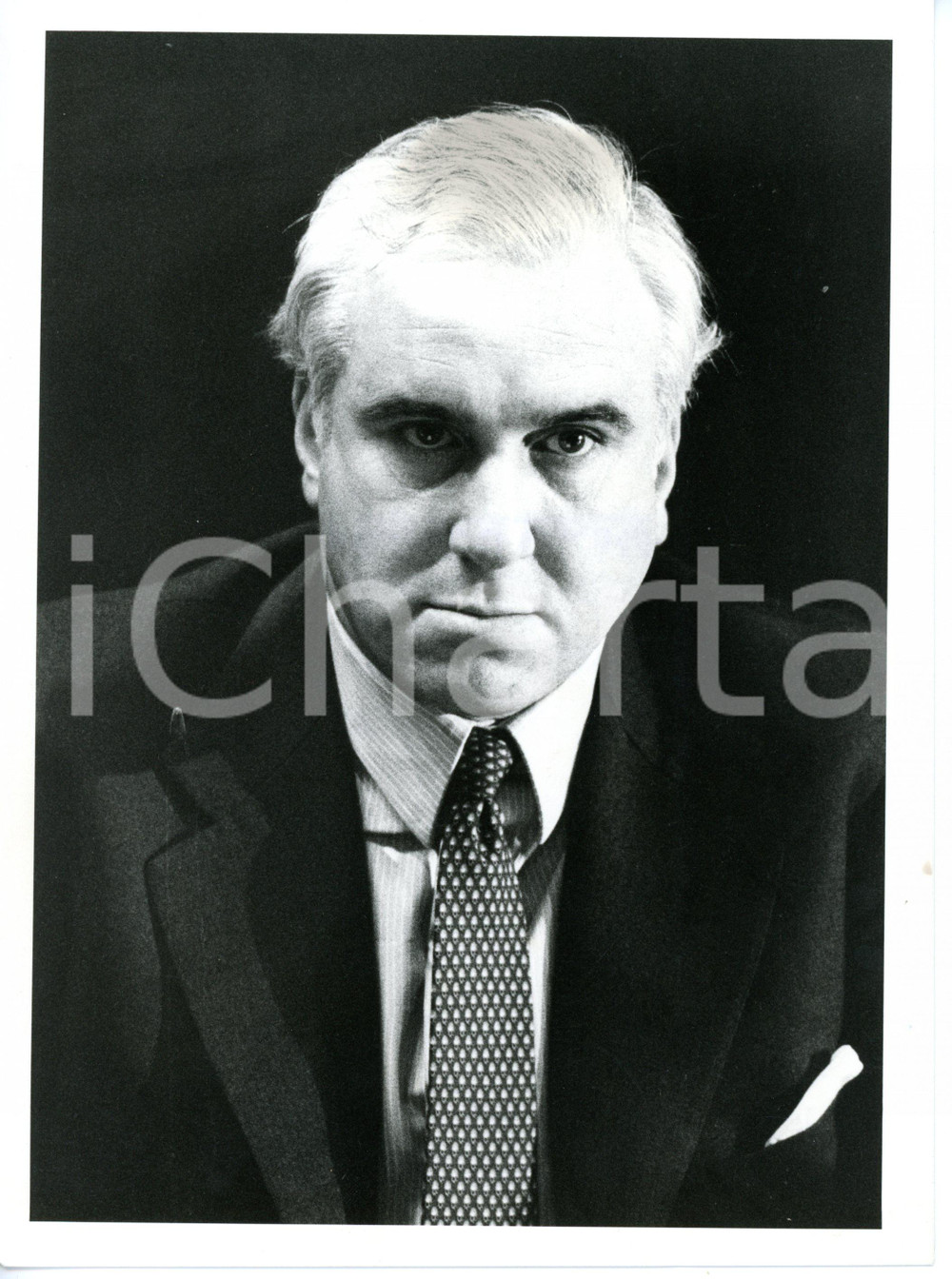 1985 ca FEDERMECCANICA Ritratto di Luigi LANG - Fotografia 18x24 cm