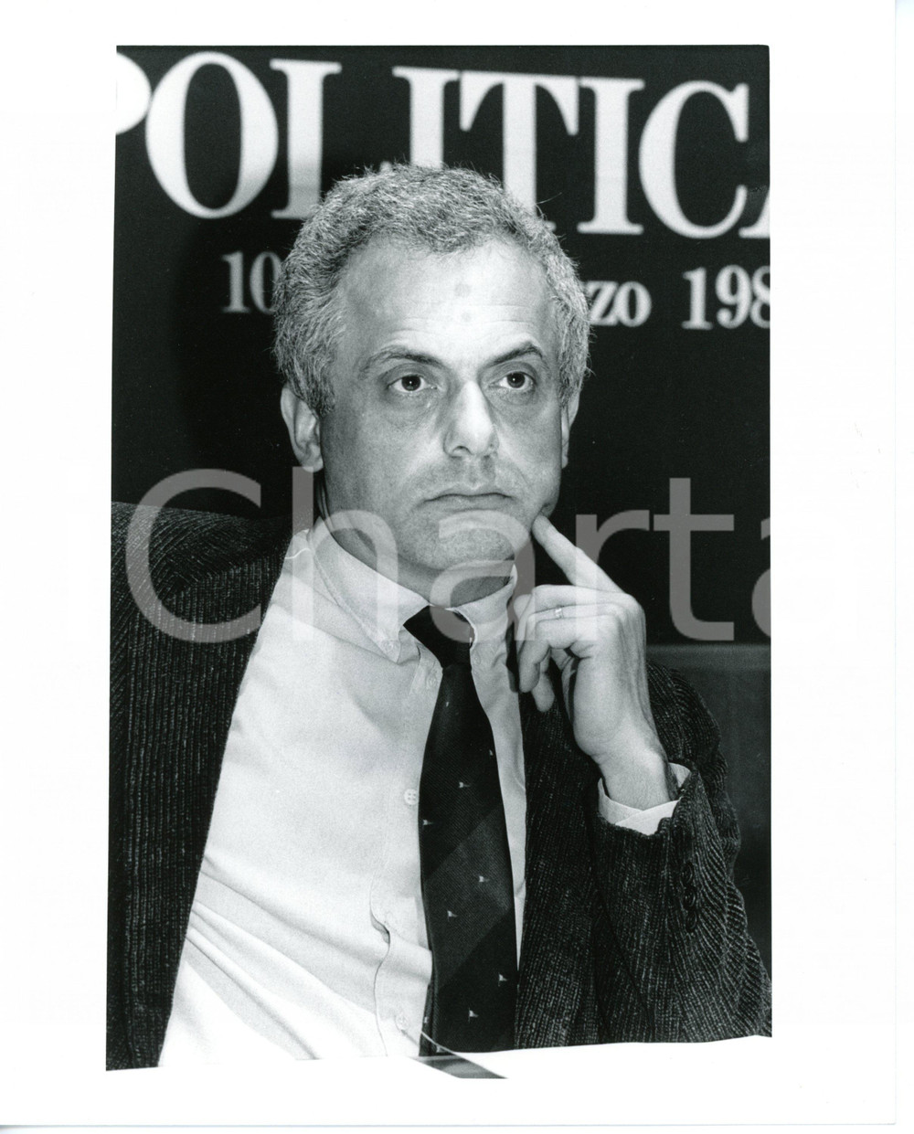1985 ca POLITICA - PCI Ritratto di Vincenzo VISCO *Foto 20x25 cm