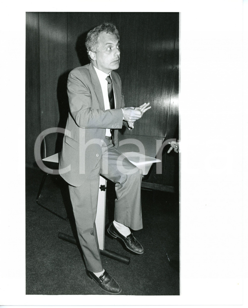 1985 ca POLITICA - PCI Ritratto di Vincenzo VISCO - Foto 20x25 cm