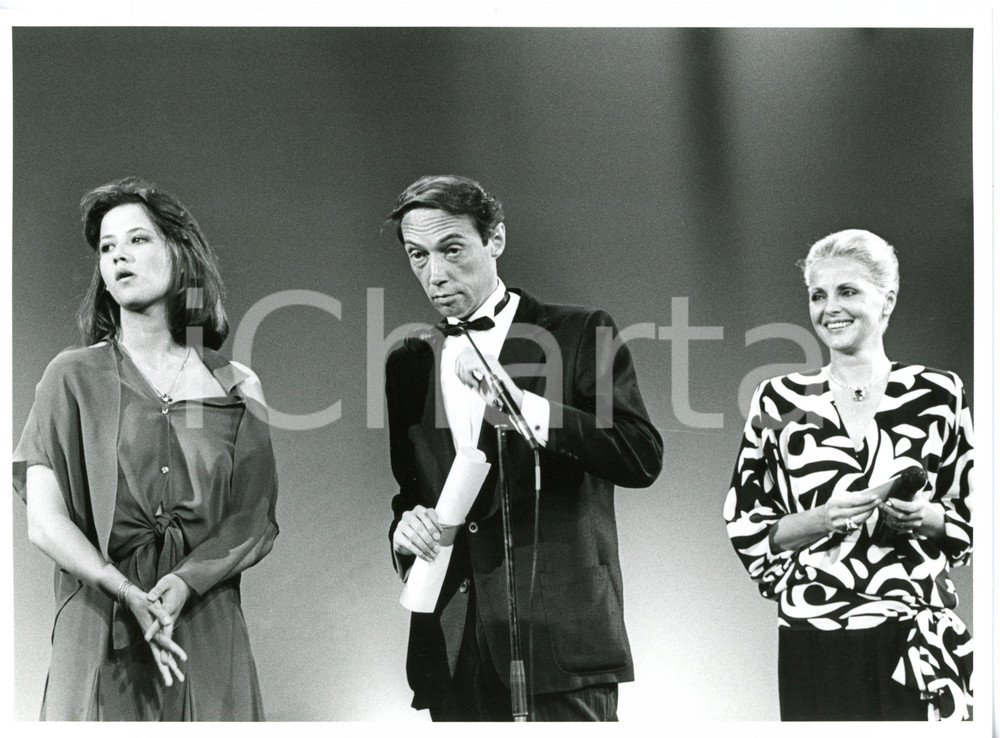 1985 FESTIVAL DI CANNES Virna LISI - Sophie MARCEAU - André TECHINE *Foto 24x18