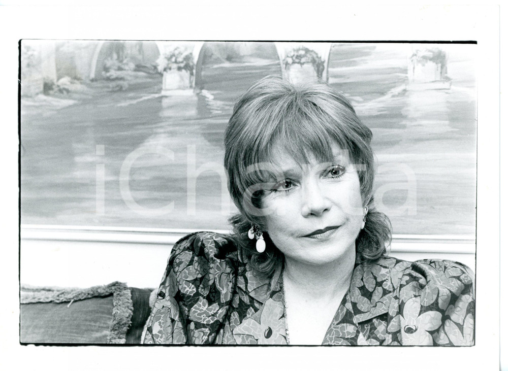 1985 ca CINEMA Ritratto dell'attrice Shirley MacLAINE - Fotografia VINTAGE 24x18