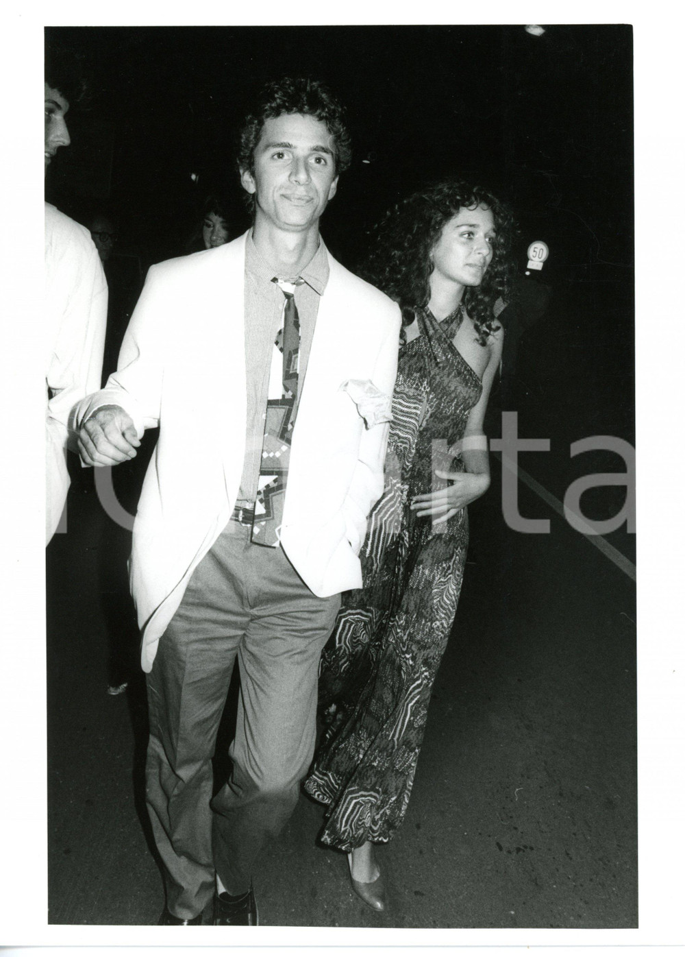 1986 VENEZIA Mostra del Cinema - Valeria GOLINO con Blas ROCA-REY *Foto 18x24 cm