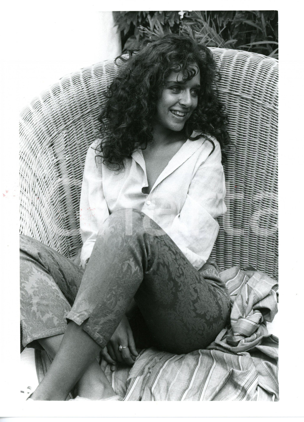 1986 VENEZIA Mostra del Cinema - Ritratto Valeria GOLINO (2) *Foto VINTAGE 18x24