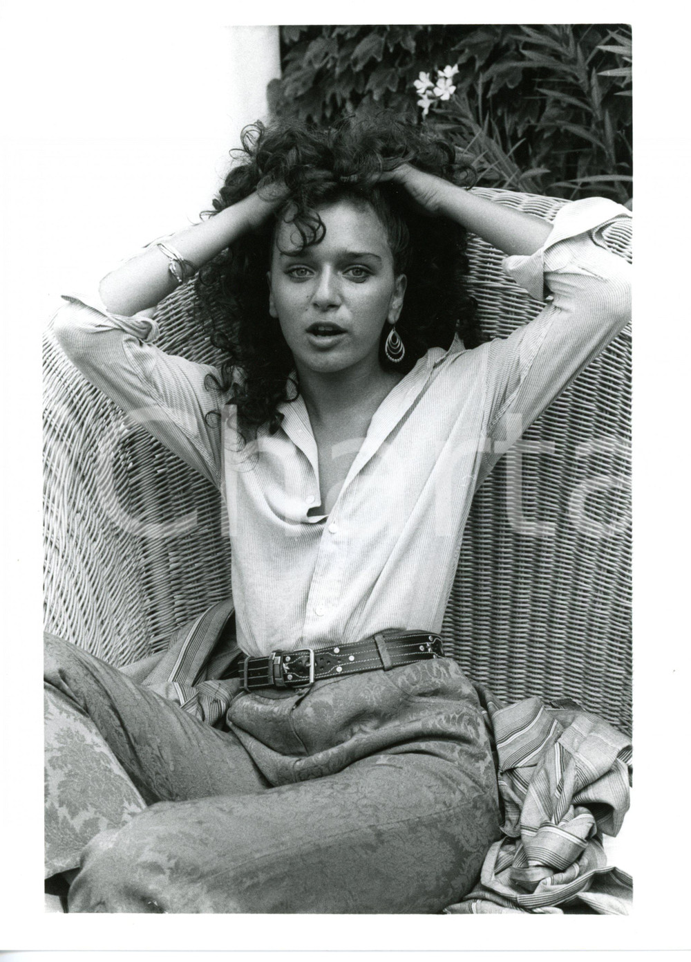 1986 VENEZIA Mostra del Cinema - Ritratto Valeria GOLINO (4) *Foto VINTAGE 18x24