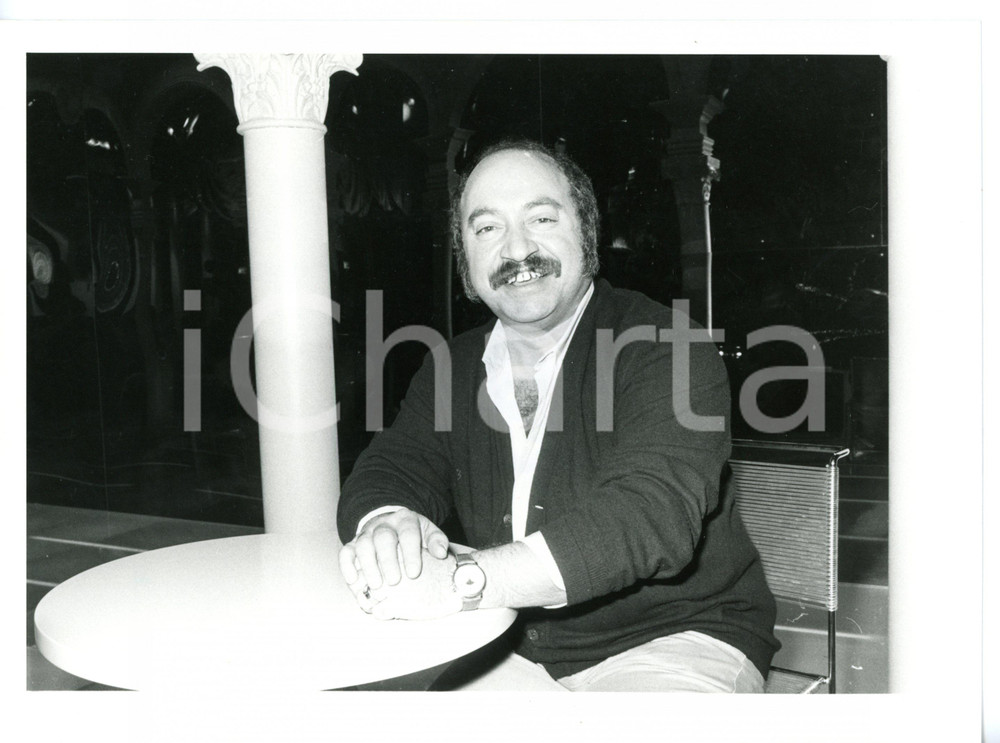 1985 ca MUSICA Ritratto del cantante Ricky GIANCO *Foto VINTAGE 24x18 cm