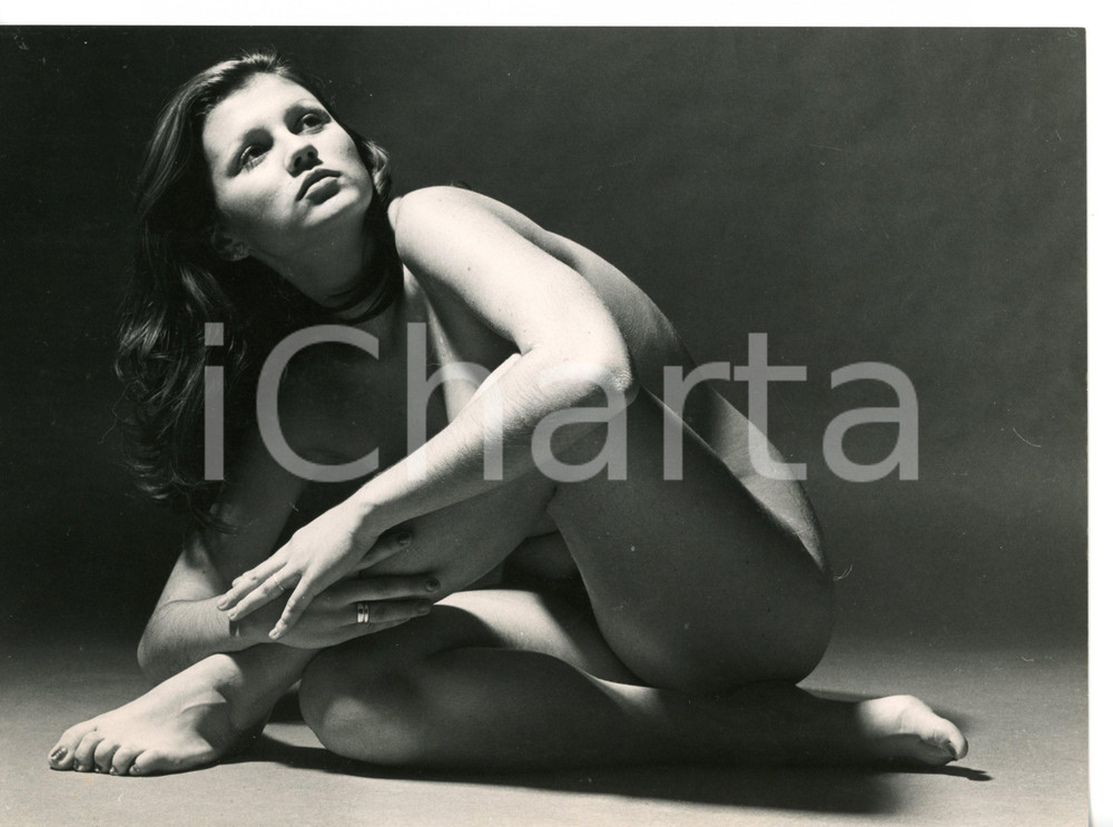 1985 ca EROTICA VINTAGE Ritratto di Serena GRANDI nuda *Foto 24x17 cm