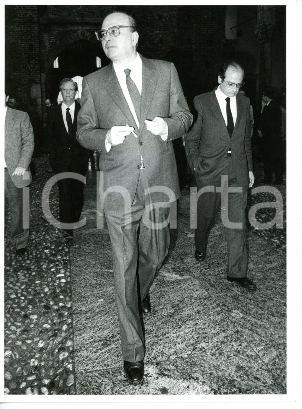 1985 ca POLITICA - PSI Ritratto di Bettino CRAXI (2) *Fotografia 18x24 cm