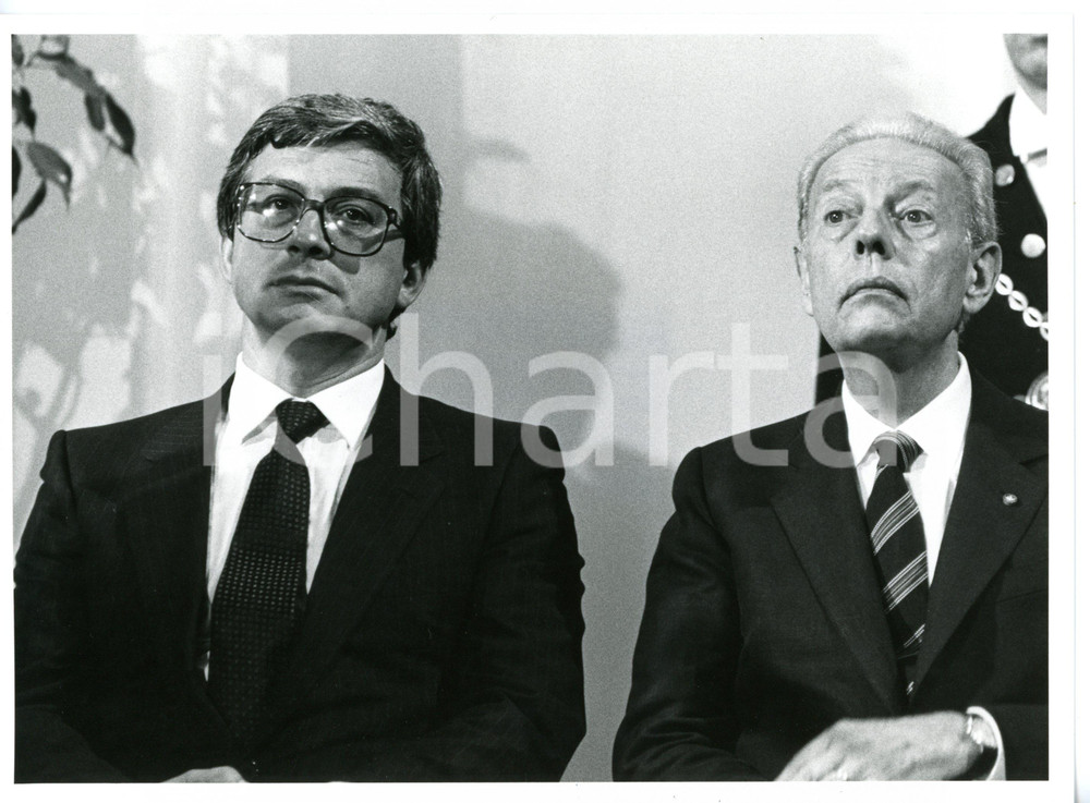 1985 VENEZIA - BIENNALE Gianluigi RONDI con il sindaco Nereo LARONI *Foto