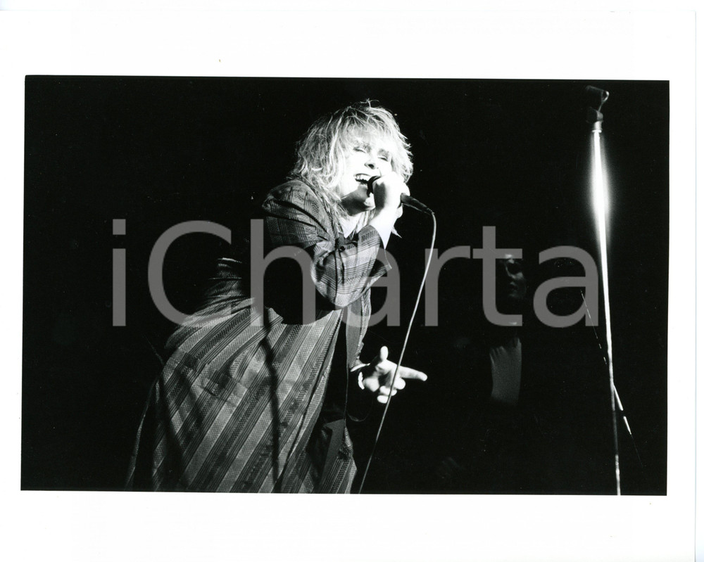 1985 ca MUSICA Ritratto di Alison MOYET in concerto - Foto 25x20 cm