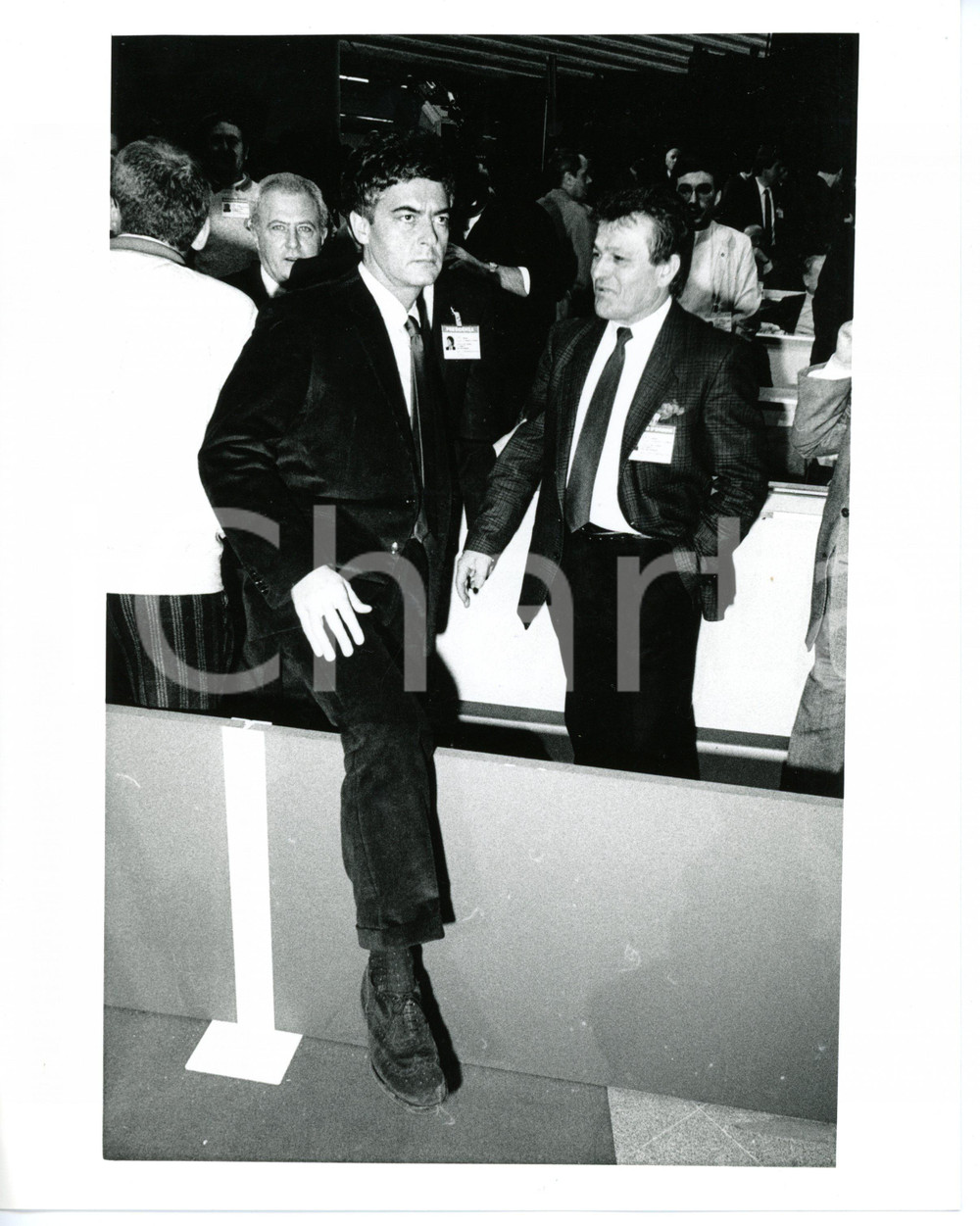 1987 RIMINI 44° Congresso PSI - Ritratto di Claudio MARTELLI *Foto 20x25 cm