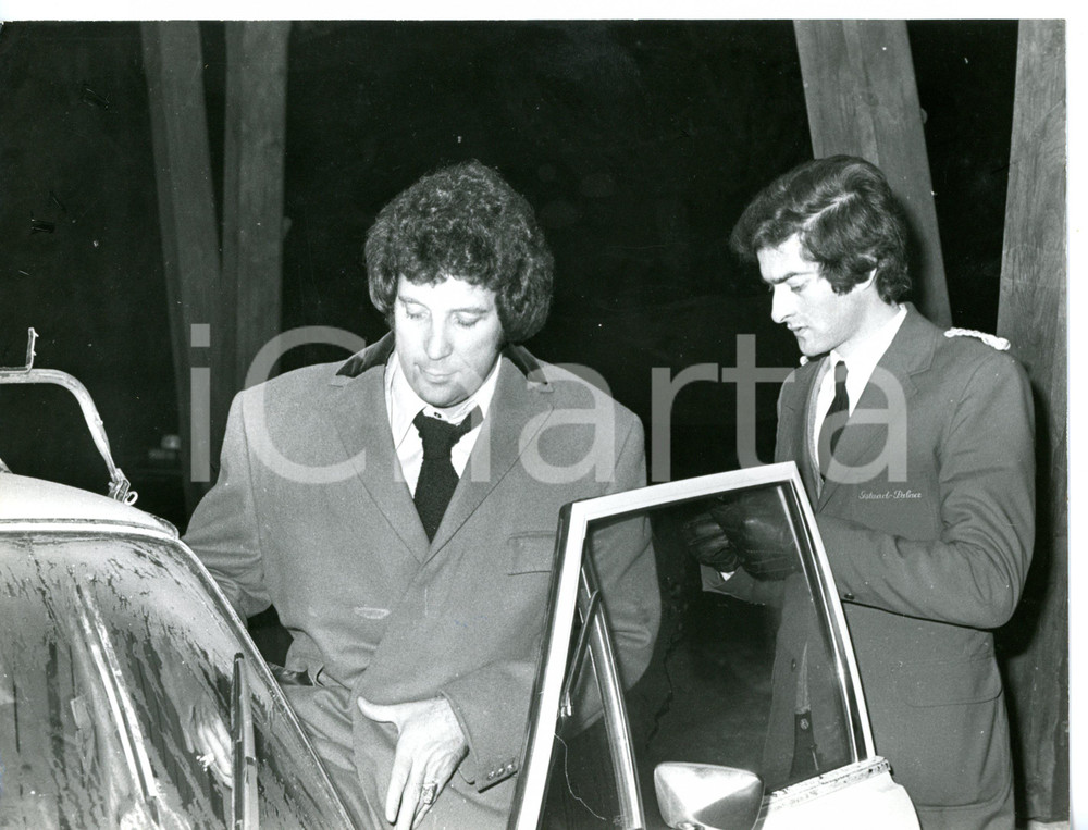 1980 ca MUSICA Ritratto del cantante Tom JONES *Foto VINTAGE 24x18 cm