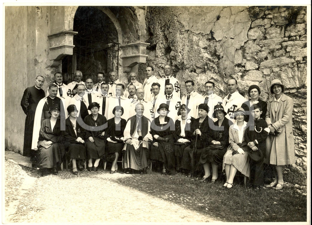 1928 ITALIA Cavalieri SANTO SEPOLCRO in pellegrinaggio con le mogli - Foto