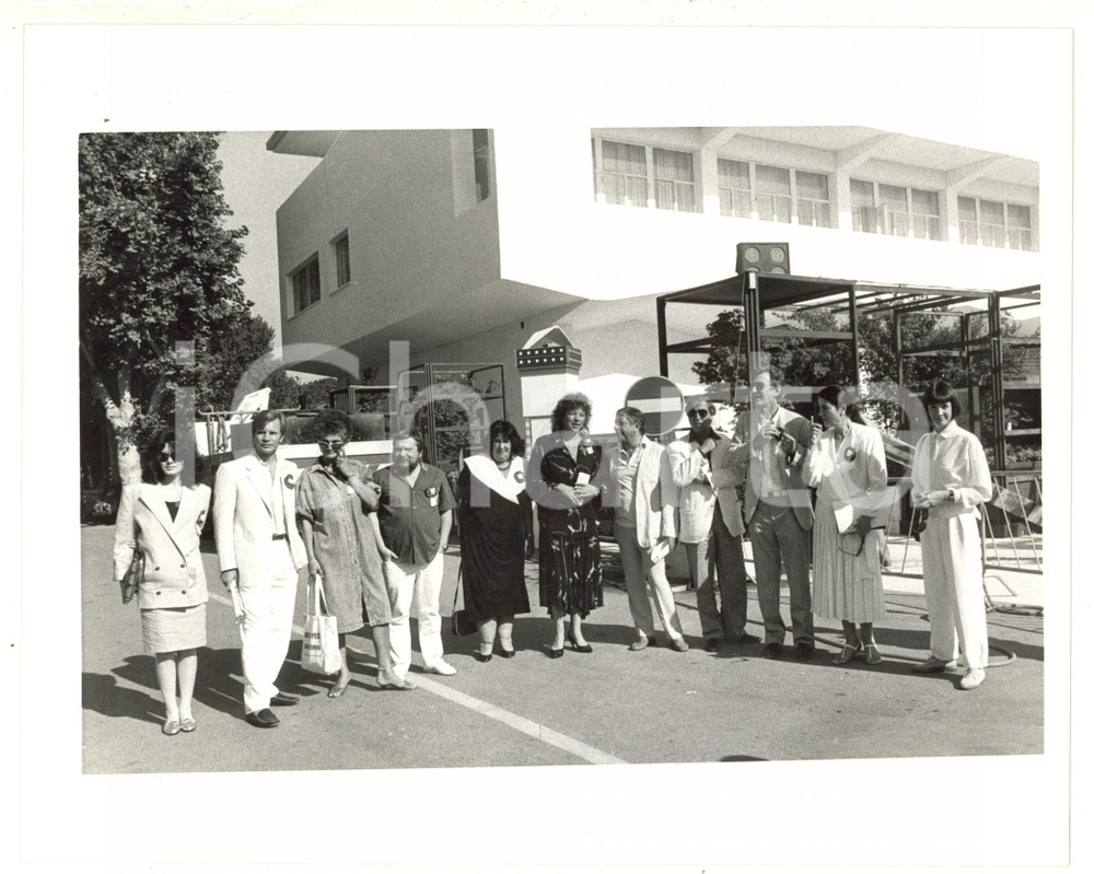 1987 VENEZIA Mostra del Cinema - Ritratto della Giuria (1) Foto 24x18 cm