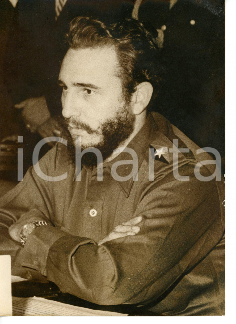 1964 MOSCA Ritratto di Fidel CASTRO - Fotografia 13x18 cm