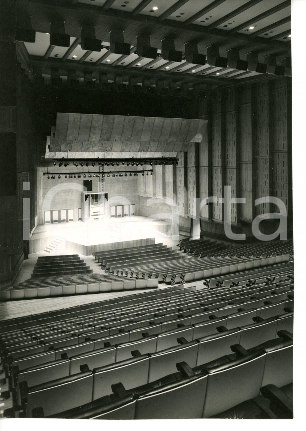 1967 LONDON Queen Elizabeth Hall - Purcell Room view *Foto 13x18 cm