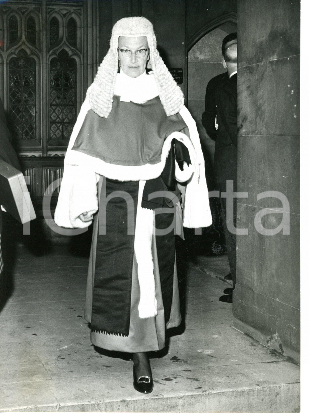 1965 LONDON First female High Court judge Elizabeth LANE *Foto 15x20 cm