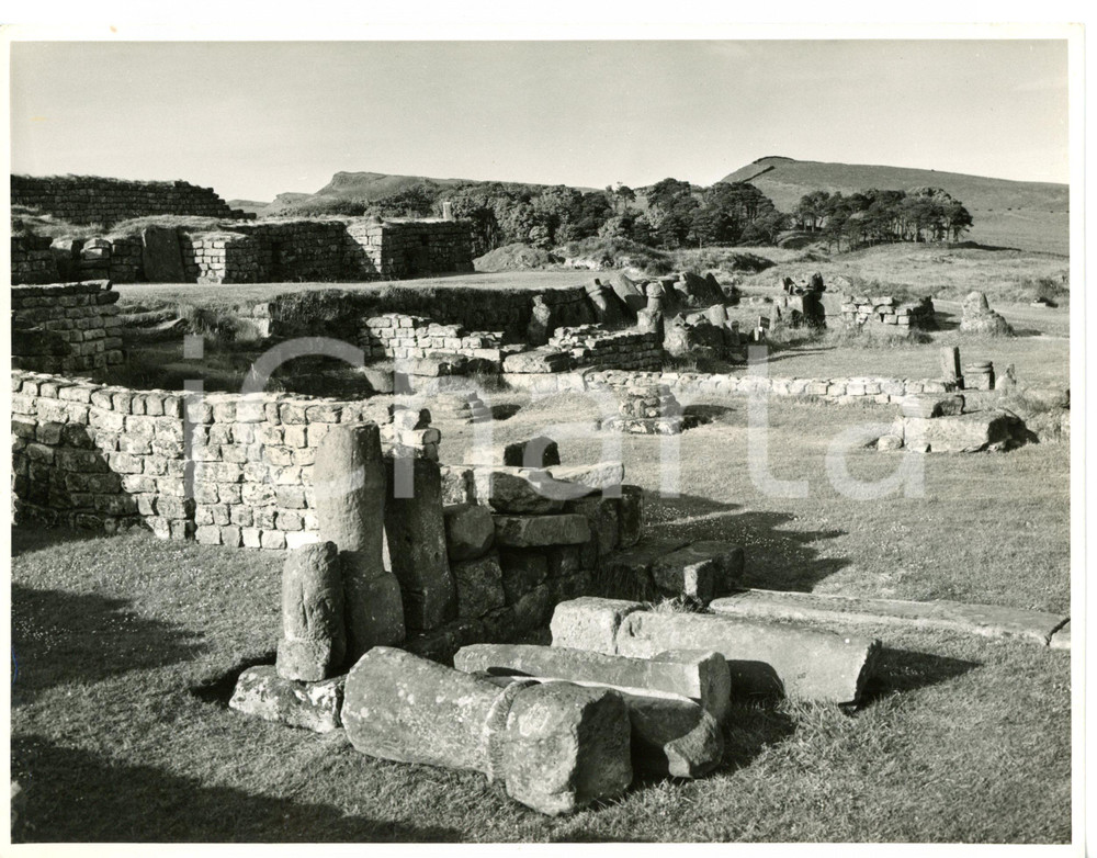 1960 CARLISLE Forte romano di Housesteads - Rovine del colonnato *Foto 21x16 cm