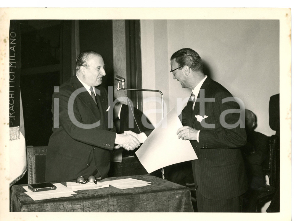 1950 ca MILANO Pio istituto dei rachitici - Cerimonia di premiazione *Foto 24x18