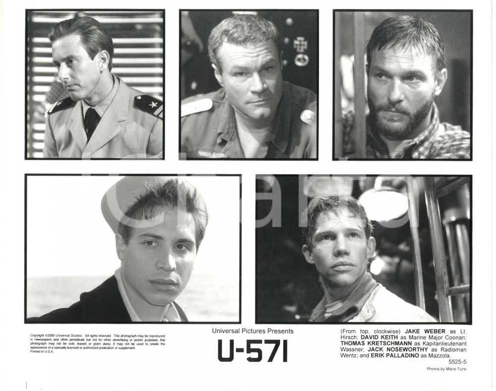 2000 CINEMA "U-571" Jake WEBER David KEITH Thomas KRETSCHMANN Jack NOSEWORTHY 