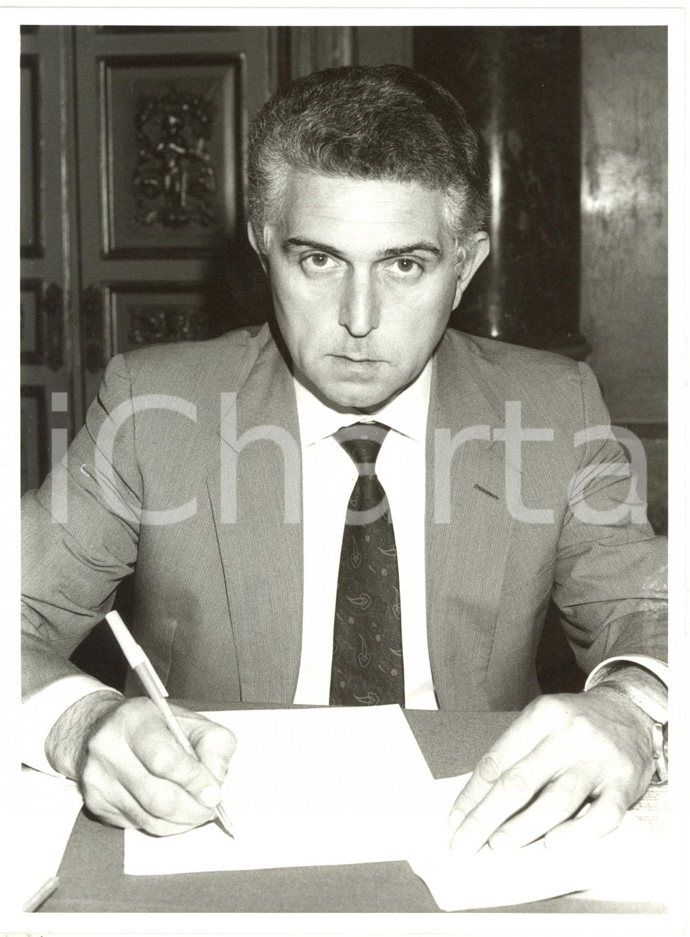 1990 ca MILANO Architetto Filippo TARTAGLIA - Ritratto *Foto 17x24 cm