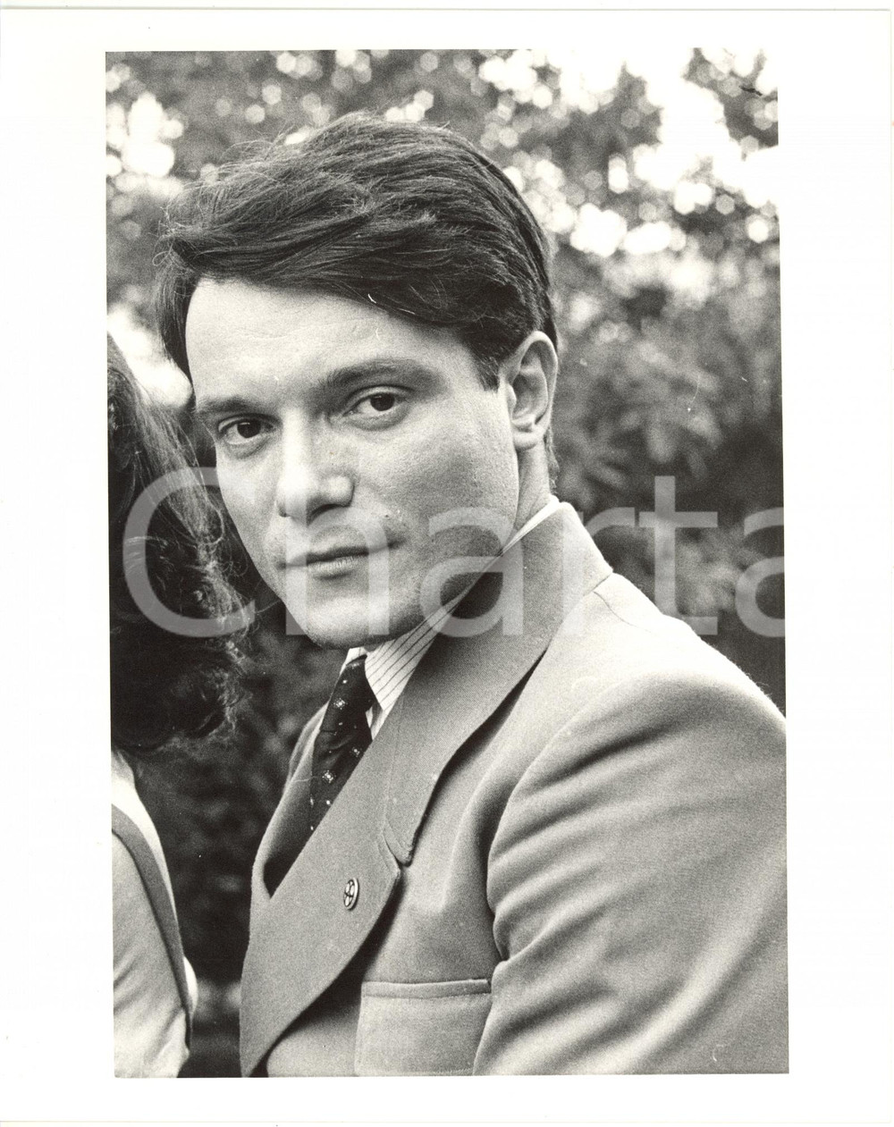 1985 ca ITALIA MUSICA Ritratto di Massimo RANIERI *Foto 20x25 cm