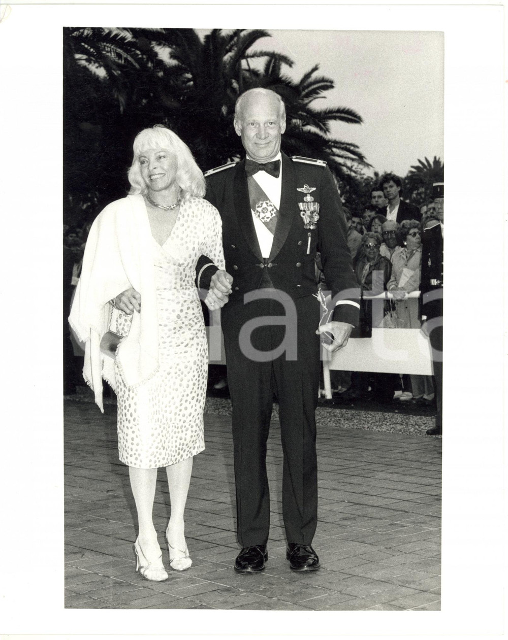 1990 ca USA COSTUME - Astronauta Buzz ALDRIN con la moglie Lois DRIGGS *Foto 